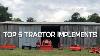 Solis 26 tractor And Various Attachments Agricultural Farm Tractor